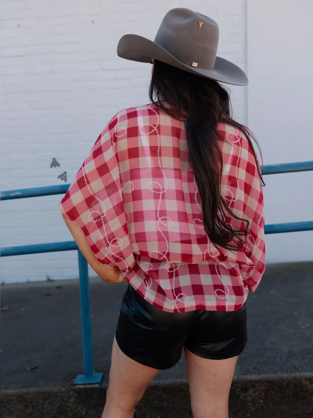 Gingham Rope Top - Picture 6 of 7